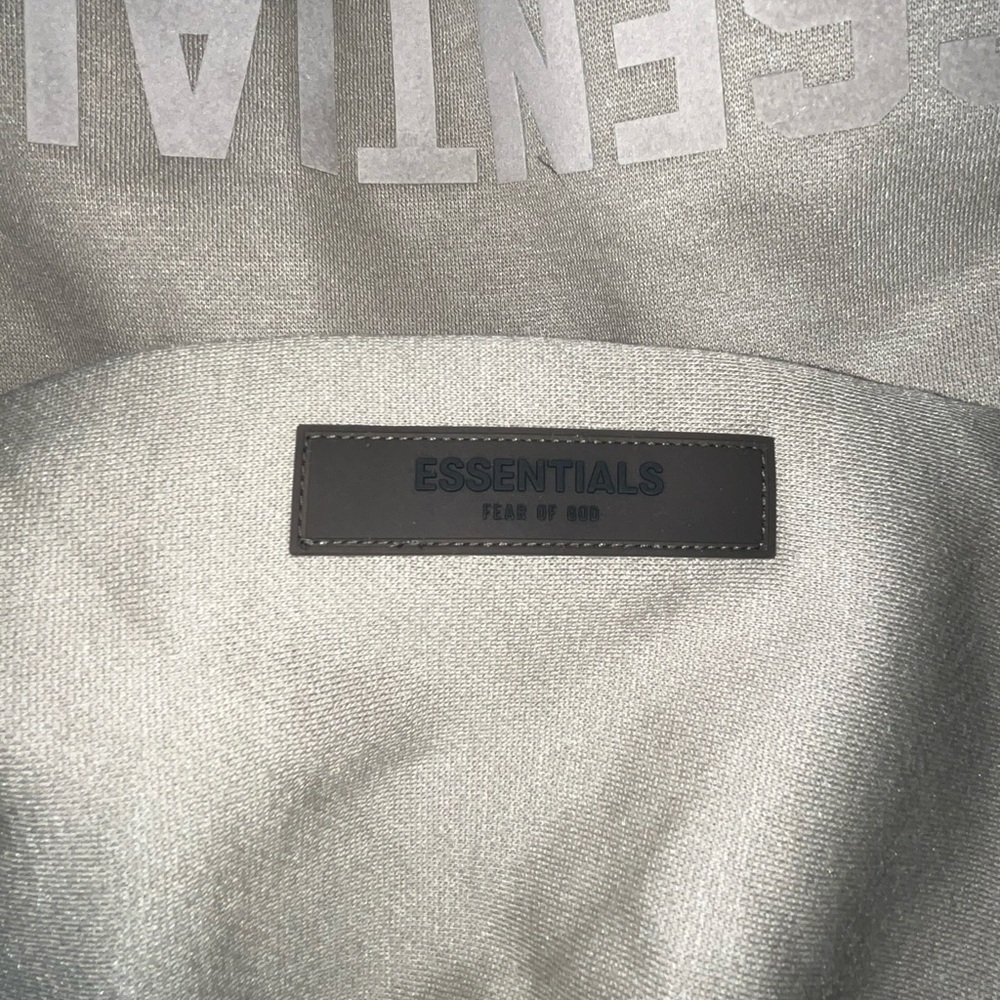 Essentials Smoke Gray Hoodie FW22 - Picture 2 of 5